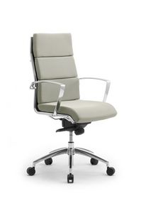 Origami CU high executive 70410, Presidential chaise de bureau, aluminium chrom�