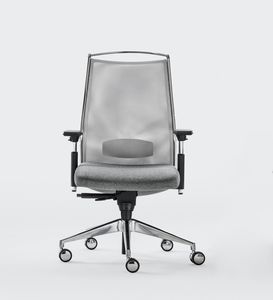 LINK PLUS, Chaise de bureau avec système de ressort innovant sur le siège