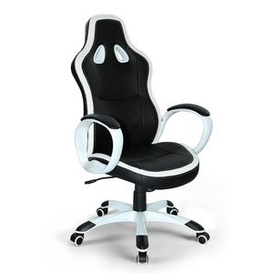 Poltrona gaming ufficio ecopelle sedia  SU035RAC, Fauteuil de bureau sportif, stable et confortable