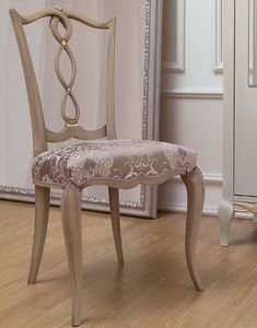 Live 3 chaise, Chaise de style classique, en bois avec sige rembourr, pour salle  manger