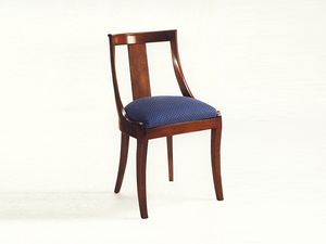 Marlowe, Chaise classique en bois pour salle  manger