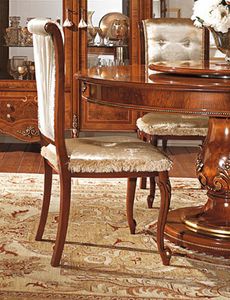 Reggenza Luxury X050, Chaise de salle  manger, style baroque tardif