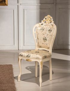 Traforata Plus chaise, Chaise de salle à manger sculptée