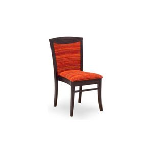 406 SLS STK, Chaise rembourre avec cadre en bois, pour Restaurant