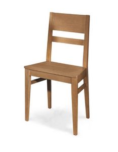 Art. 190/S, Chaise en bois avec un design simple