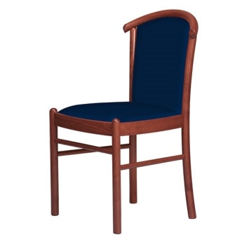 C09, Chaise avec socle en bois, rembourré, pour des hôtels et restaurants