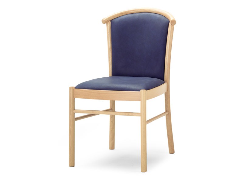 MD/4, Chaise en bois rembourrée, pour les salles à manger