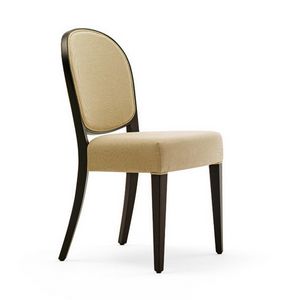 Perla 1, Chaise en bois élégante aux formes douces