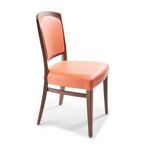 Tiffany 1, Chaise en bois rembourrée