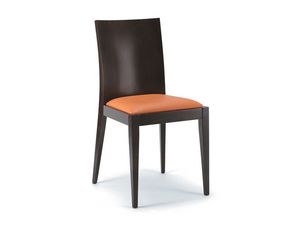 1030, Salle  manger chaise avec assise rembourre, en bois de htre