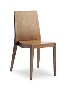 CIAK, Chaise en bois, durable et confortable, pour Htel
