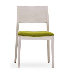 Sintesi 01511, Prsident en bois massif, sige rembourr, style moderne