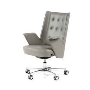 Embrace chaise de bureau, Fauteuil de direction avec des roues, structure interne en multicouche