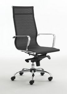 Zenda H 558, Chaise de bureau en noir ou blanc