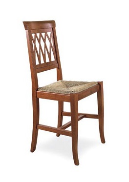SE 157, Chaise de salle à manger robuste, en bois, dans un style rustique