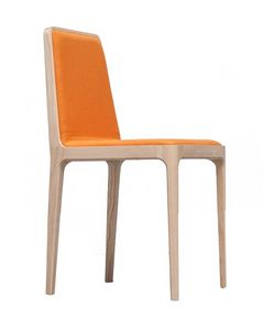 Tiptap chaise, Chaise design, rembourr, bois, solide, pour une utilisation du contrat
