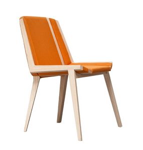 Tumbler, Chaise ergonomique avec une conception gomtrique, en bois