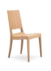 BETTY L, Chaise design en bois de htre, diffrentes versions, pour la cuisine
