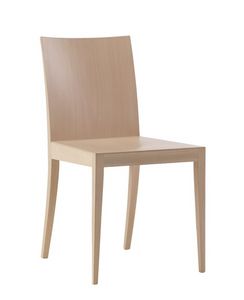 Ecoes sedia legno, Chaise en bois massif, solide et lger