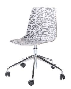 Alhambra 5R, Chaise avec base pivotante avec roulettes, pour le bureau