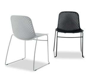 I.S.I. Chair, Chaise empilable avec coque en plastique