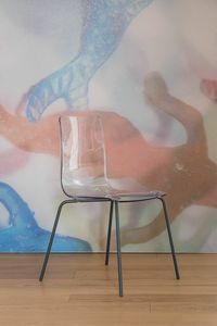 PANAMA SE1A5, Chaise avec assise en polycarbonate transparent