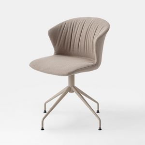 Kicca Plus Soft, Chaise avec base en m�tal, rembourrage confortable