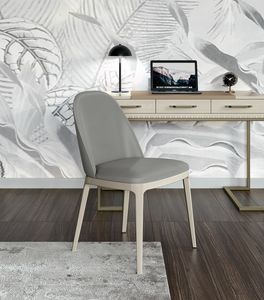 Art. 92141, Chaise rembourr�e avec base en bois