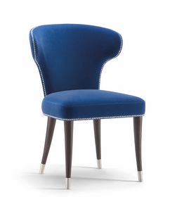 CAMELIA SIDE CHAIR 051 S, Chaise avec dossier arrondi