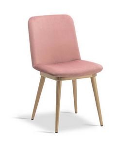 Clio, Chaise moderne avec base en bois