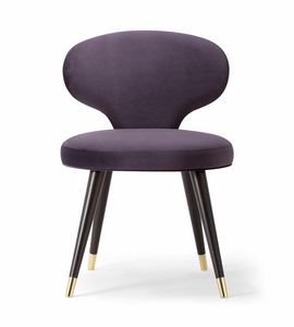 ELLE SIDE CHAIR 064 S, Chaise avec un dossier particulier