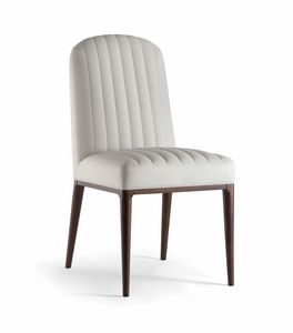 PARIGI SIDE CHAIR 038 S, Chaise avec coutures apparentes