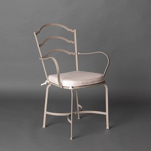 ARCHI GF4013CH-B, Chaise en fer pour extrieur, couleur taupe