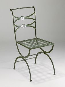 PIAZZA GF4009CH, Chaise d'extrieur en acier vert