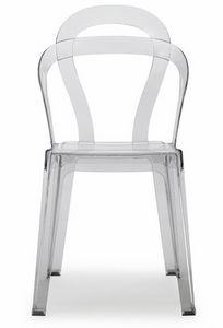 TiT, Chaise design en polycarbonate, empilable, pour jardin