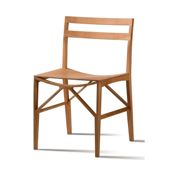 Celeste 5196/F, Chaise en bois de frêne massif