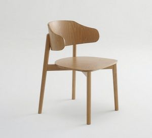 Marie, Chaise en bois au design contemporain