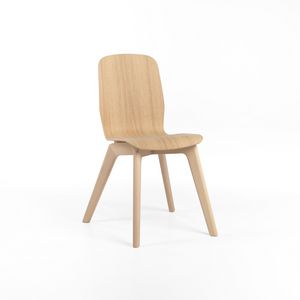 Mil Wood, Chaise en bois au design pur