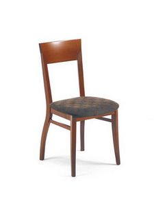 Egle, Chaise en htre, dans un style moderne, pour les salles  manger