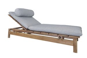 Banawa 0584, Lit de plage en bois de teck, �galement avec coussins