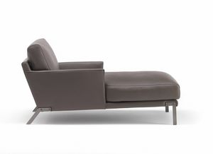Chanel, Chaise longue moderne avec coussins moelleux