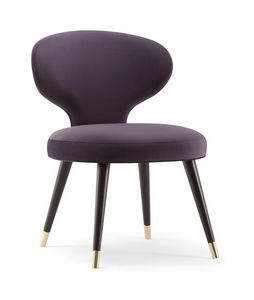 ELLE ARMCHAIR 064 PO, Fauteuil avec dossier  la silhouette glamour