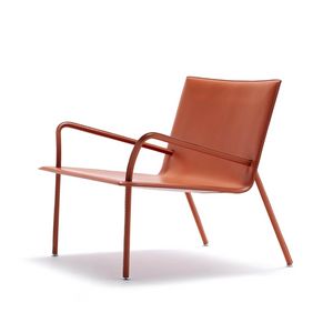 Lys W, Fauteuil lounge rembourr en cuir