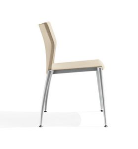 Kalla, Linear chaise avec structure en aluminium