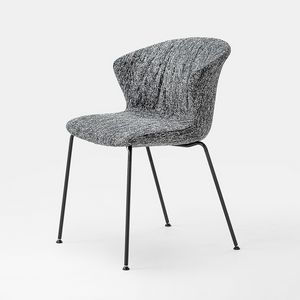 Kicca Plus Soft, Chaise avec pieds en m�tal et rembourrage doux
