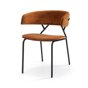 Mito, Chaise en mtal au design pur