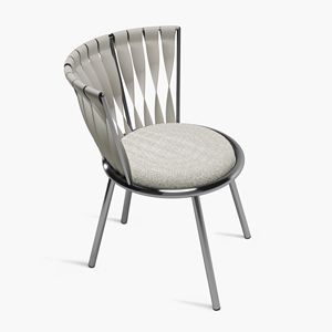 Twist chaise, Chaise en acier, avec rembourrage adapte  une utilisation en extrieur