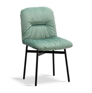 Velasca Met, Chaise en métal, design moderne