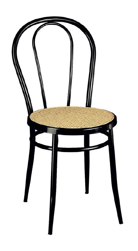 SE 020, Simples chaises en métal incurvé, pour la cuisine