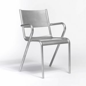 V4, Chaise empilable en aluminium